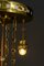 Art Nouveau Chandelier with Cut Glass Shade, Vienna, 1910s, Image 26