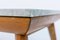 Tavolo vintage in legno con ripiano in marmo, Immagine 10