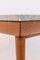 Tavolo vintage in legno con ripiano in marmo, Immagine 8