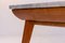 Italienischer Vintage Holztisch mit Marmorplatte 2