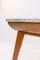 Mesa italiana vintage de madera con tablero de mármol, Imagen 14