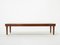 Modernist Mahogany & Brass Coffee Table by Jacques Adnet, 1950s, Image 3