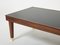 Modernist Mahogany & Brass Coffee Table by Jacques Adnet, 1950s, Image 5