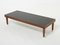 Modernist Mahogany & Brass Coffee Table by Jacques Adnet, 1950s, Image 11