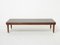 Modernist Mahogany & Brass Coffee Table by Jacques Adnet, 1950s, Image 1