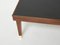 Modernist Mahogany & Brass Coffee Table by Jacques Adnet, 1950s 8