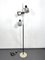 Mid-Century Marble and Metal 3-Arm Floor Lamp, Italy, 1960s 1