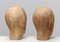 Early 20th Century Scandinavian Faded Milliners' Heads, 1900s, Set of 2 4