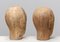 Early 20th Century Scandinavian Faded Milliners' Heads, 1900s, Set of 2, Image 4