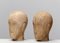 Early 20th Century Scandinavian Faded Milliners' Heads, 1900s, Set of 2 2