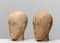 Early 20th Century Scandinavian Faded Milliners' Heads, 1900s, Set of 2, Image 2