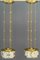 Art Deco Pendant Lamps, Vienna, 1920s, Set of 2 1