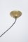 Brass and Aluminum Pendant Lamp from Lamperti, 1970s 3