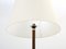 Modernist Stitched Brown Leather Floor Lamp by Jacques Adnet, 1950s, Image 8