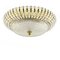 Mid-Century Round Ceiling or Wall Lamp in Glass & Brass attributed to Emil Stejnar, 1960s 1