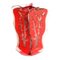 Cerrado Vase aus klarem Leder in Rosa und Rot von Fernando & Humberto Campana für Corsi Design Factory 2