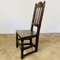 Antiker englischer Eichenholz Stuhl, 17. Jh 1