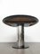Mesa de comedor italiana de madera esmaltada y metal cromado, años 70, Imagen 8