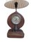 Antique Table Lamp on Wood with Manometer, Image 6