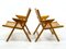 Rex Folding Chairs & Table by Niko Kralj, 1970s, Set of 3 4