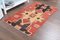 Tapis Oushak Artisanal en Laine, Turquie, Orange, Rouge, Marron et Noir 4