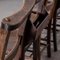 Dark Elm Church Chapel Dining Chairs, 1930s, Set of 5, Image 2