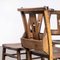 Elm and Ash Church Chapel Dining Chairs, 1940s, Set of 5, Image 4