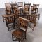 Elm and Ash Church Chapel Dining Chairs, 1960s, Set of 15 4