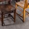 Elm and Ash Church Chapel Harlequin Dining Chairs, 1960s, Set of 15 8