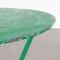 Small French Metal Green Round Gueridon Table, 1950s 2