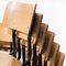 Belgian Laminate Stacking School Chairs, 1960s, Set of 21 3