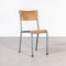 Belgian Laminate Stacking School Chairs, 1960s, Set of 8, Image 1