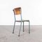 Belgian Laminate Stacking School Chairs, 1960s, Set of 8 9