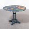 Heavy Cast Base Round Outdoor Dining Table, 1950s, Image 1