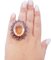 Topaz, Amethyst, Diamond, Rose Gold and Silver Ring 4