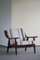 Model GE-530 Lounge Chairs in Savak Wool attributed to Hans J. Wegner, 1960s, Set of 2 7