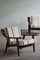 Model GE-530 Lounge Chairs in Savak Wool attributed to Hans J. Wegner, 1960s, Set of 2 11