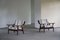 Model GE-530 Lounge Chairs in Savak Wool attributed to Hans J. Wegner, 1960s, Set of 2 5