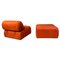 Armchair and Footstool, 1970s, Set of 2, Image 1