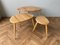 Vintage Blonde Pebble Model 354 Nest of Tables from Ercol, 1960s, Set of 3 4