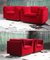 Fauteuil Rouge Mid-Century par Metropolitan of San Francisco avec Knoll Textile, 1980s 2