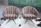 Mid-Century Pin Striped Swivel Chairs by Leopold for Ward Bennett, 1970s, Set of 2 6