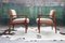 Mid-Century Modern Walnut Armchairs by Stow Davis for Giacomo Buzzitta, 1960s, Set of 2 1