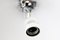 Verstellbare italienische Mid-Century Eyeball Stehlampe aus Chrom & Marmor von Arco 6