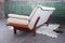 Modernes dänisches Vintage Gondola Sofa aus Teak, 1980er 3