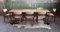 Table et Chaises de Salle à Manger Vintage en Teck, Danemark, 1970s, Set de 7 2