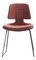 Mid-Century Post Modern Brown Wool Dining Chair by Wolfgang Müller-Deisig for Herman Miller Label Vitramat, 1970s, Image 1