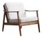 Fauteuil Moderne Mid-Century en Bois par Folke Ohlsson pour Selig, Danemark 1