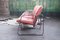 Postmodern Bauhaus Style Chrome Lounge Chair with Knoll Fabric from Vecta Zermatt, 1980s 4