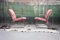 Postmodern Bauhaus Style Chrome Lounge Chair with Knoll Fabric from Vecta Zermatt, 1980s 2